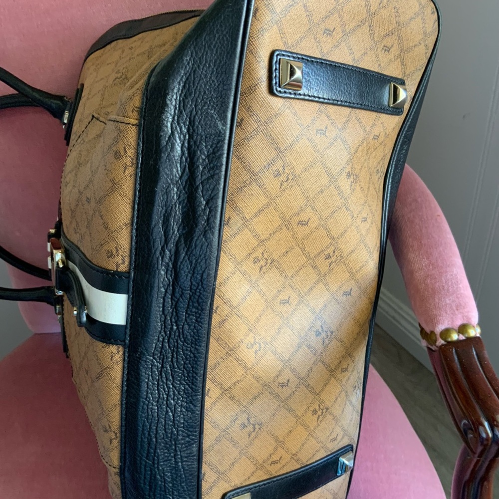 L.A.M.B. by Gwen Stefani Tan and Black Satchel - Picture 8 of 15